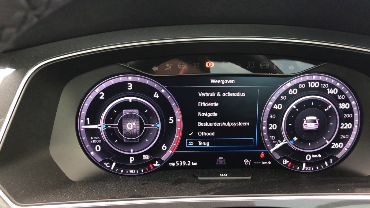 Active info display VW Tiguan 2017