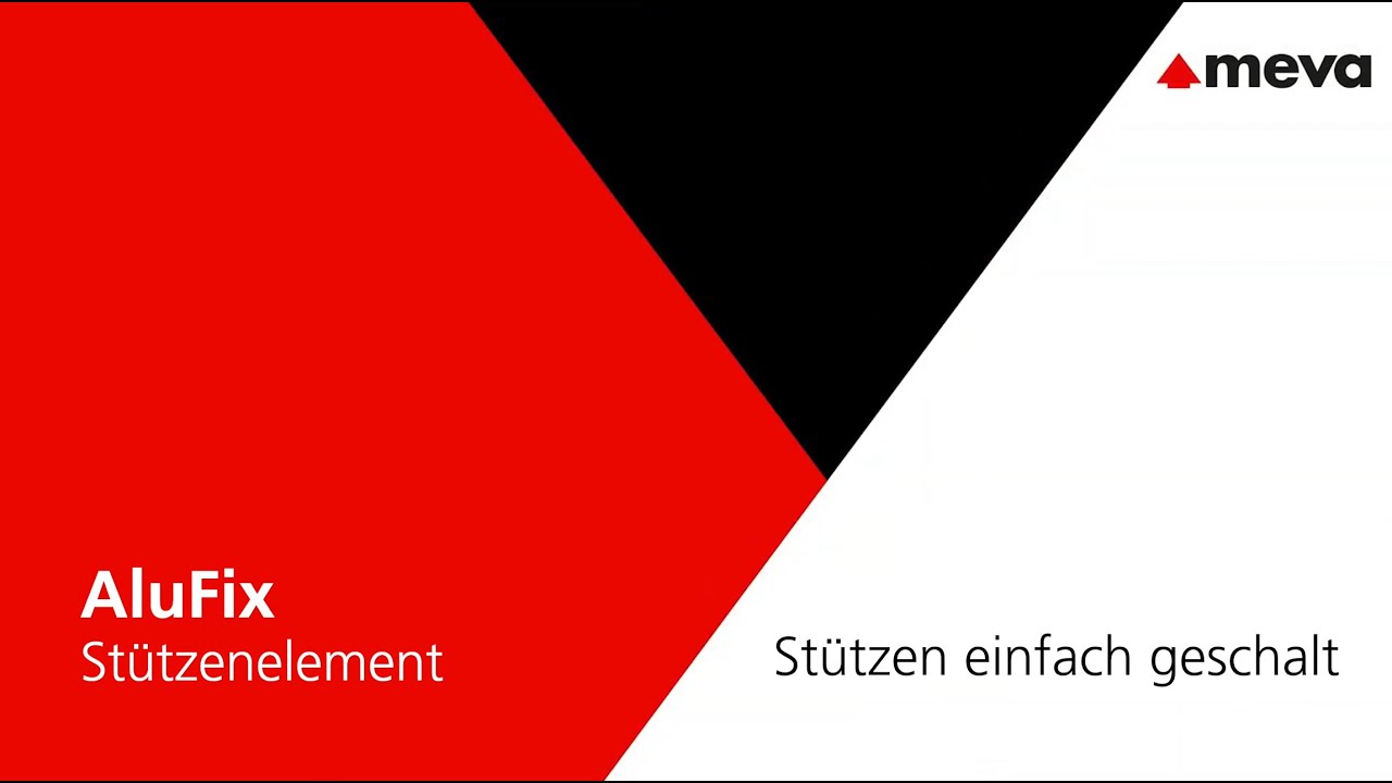 MEVA AluFix St&uuml;tzenelement - St&uuml;tzen einfach geschalt