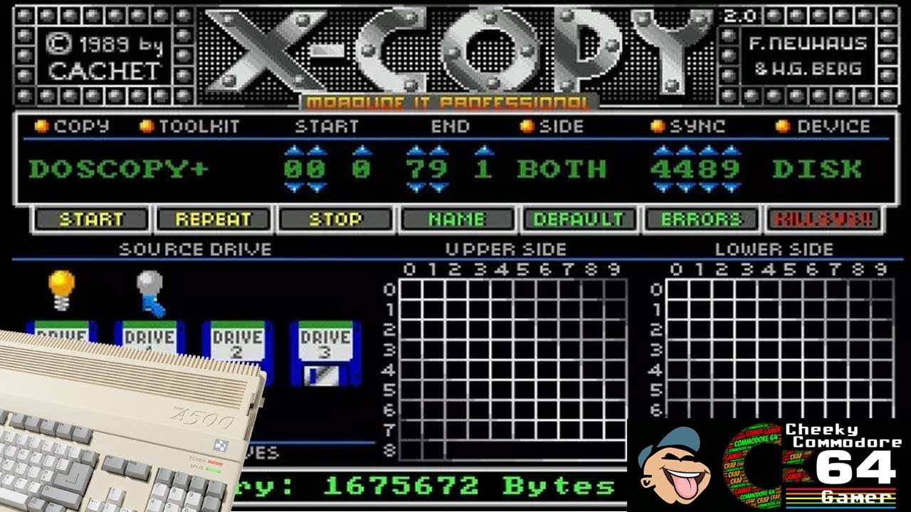 X-COPY PROFESSIONAL – Commodore Amiga (1988–1993) | Siren Software’s Iconic Disk Copy Utility