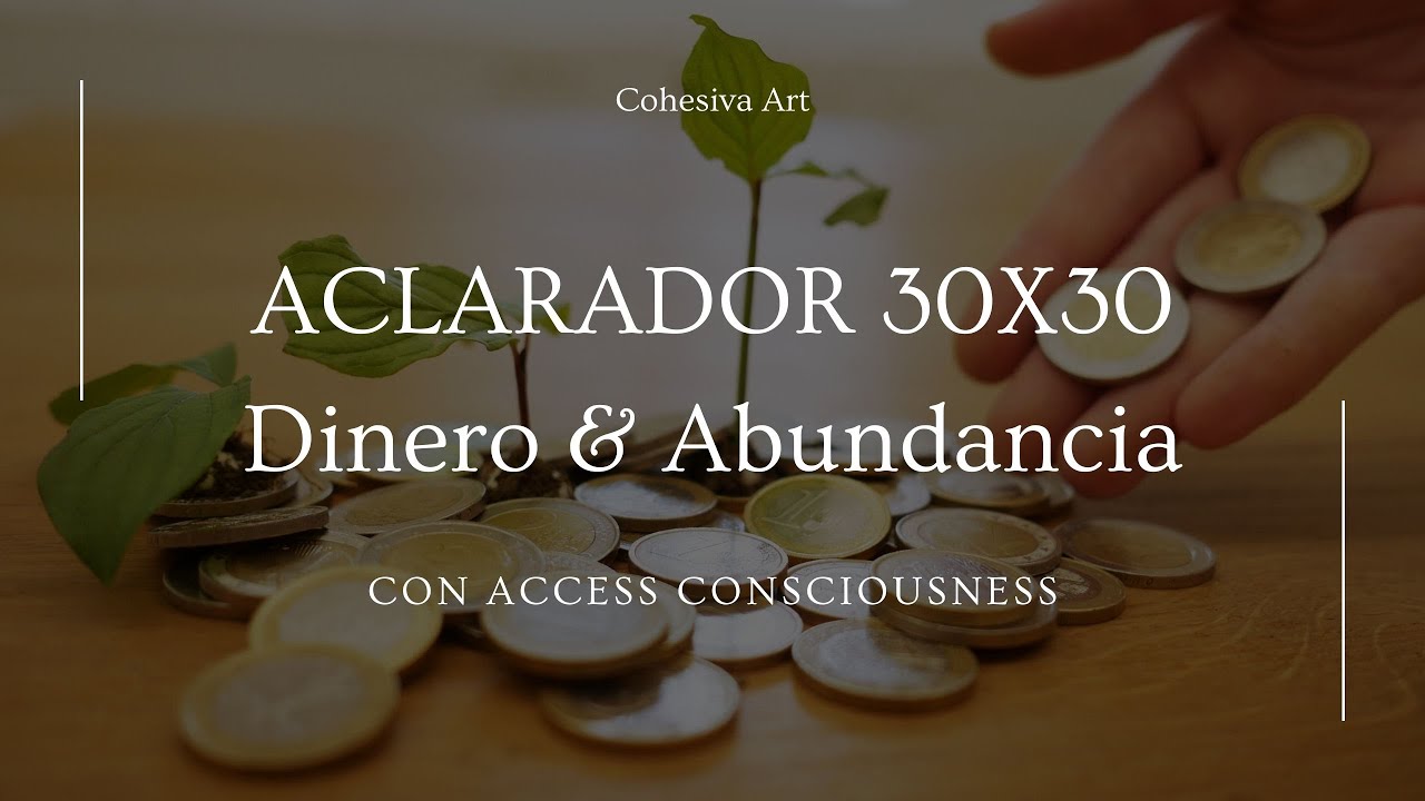 ✨ ACLARADOR 30X30 DINERO Y ABUNDANCIA ✨ #accessconciousness
