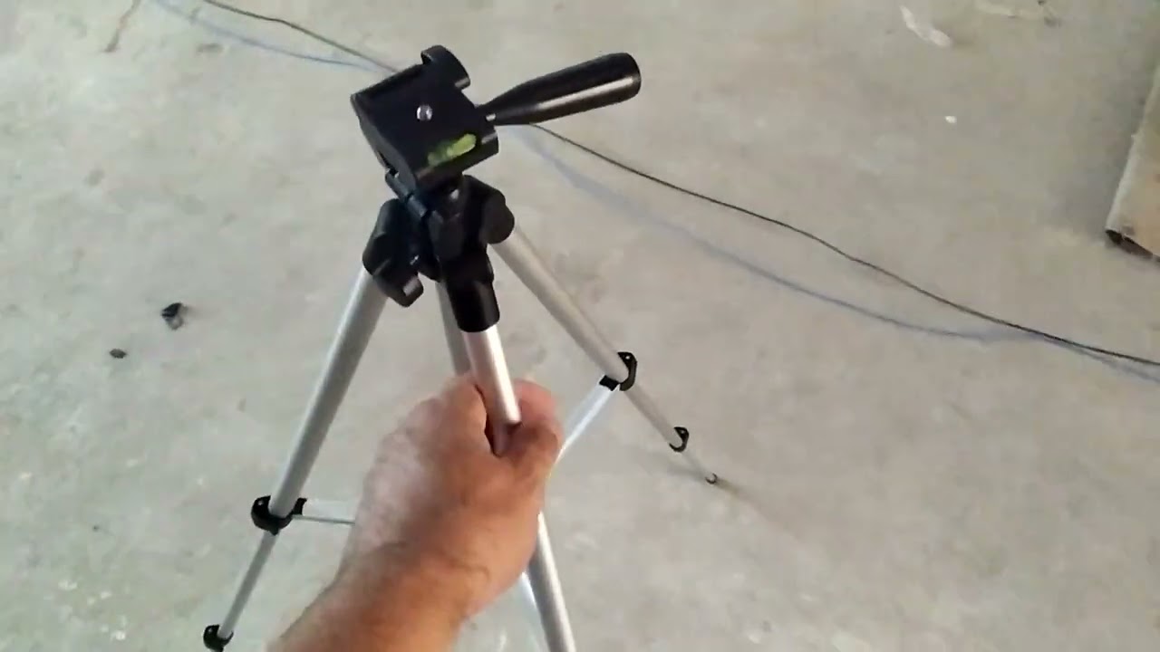 TRIPÉ PARA NÍVEL A LASER E CELULARES - REVIEW BOM E BARATO