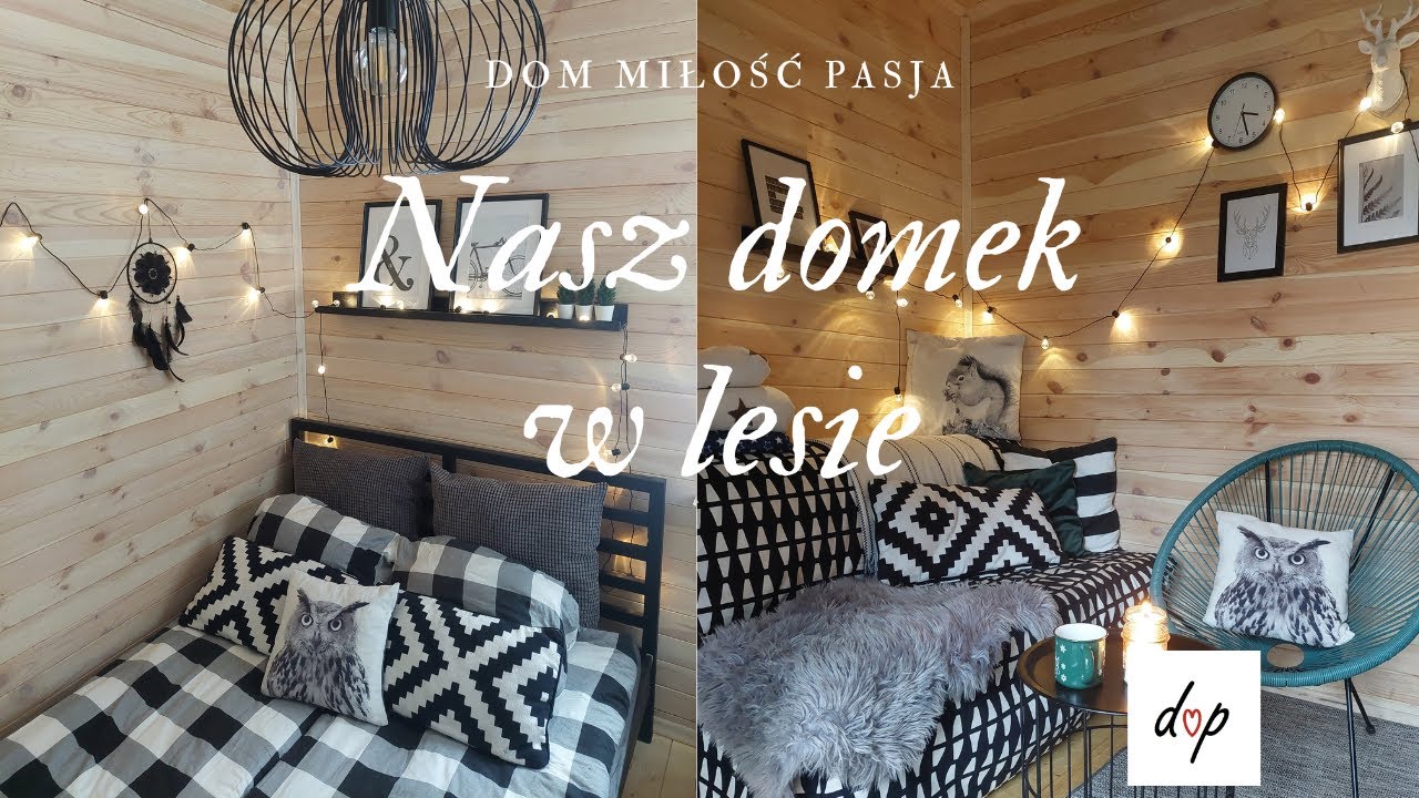 Nasz domek w lesie, zimowy klimat, czas z rodziną.