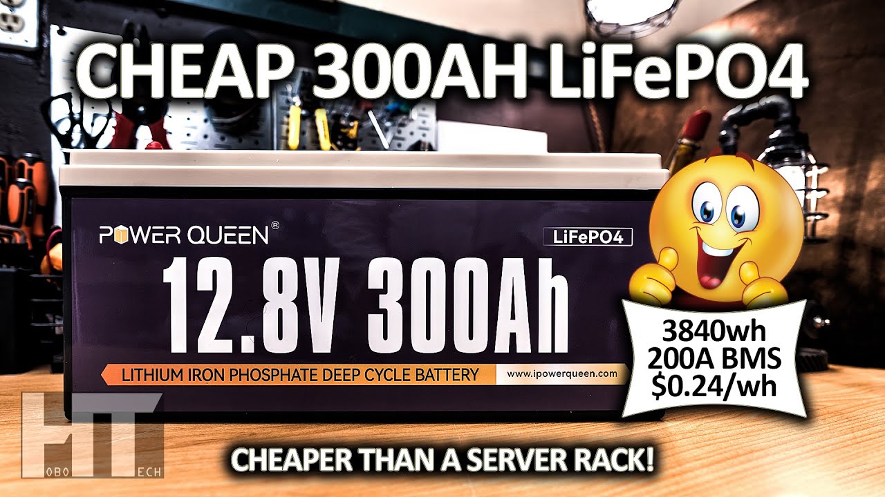 Обзор литиевой батареи Power Queen 12 В 300 А·ч LiFePO4 200 А BMS