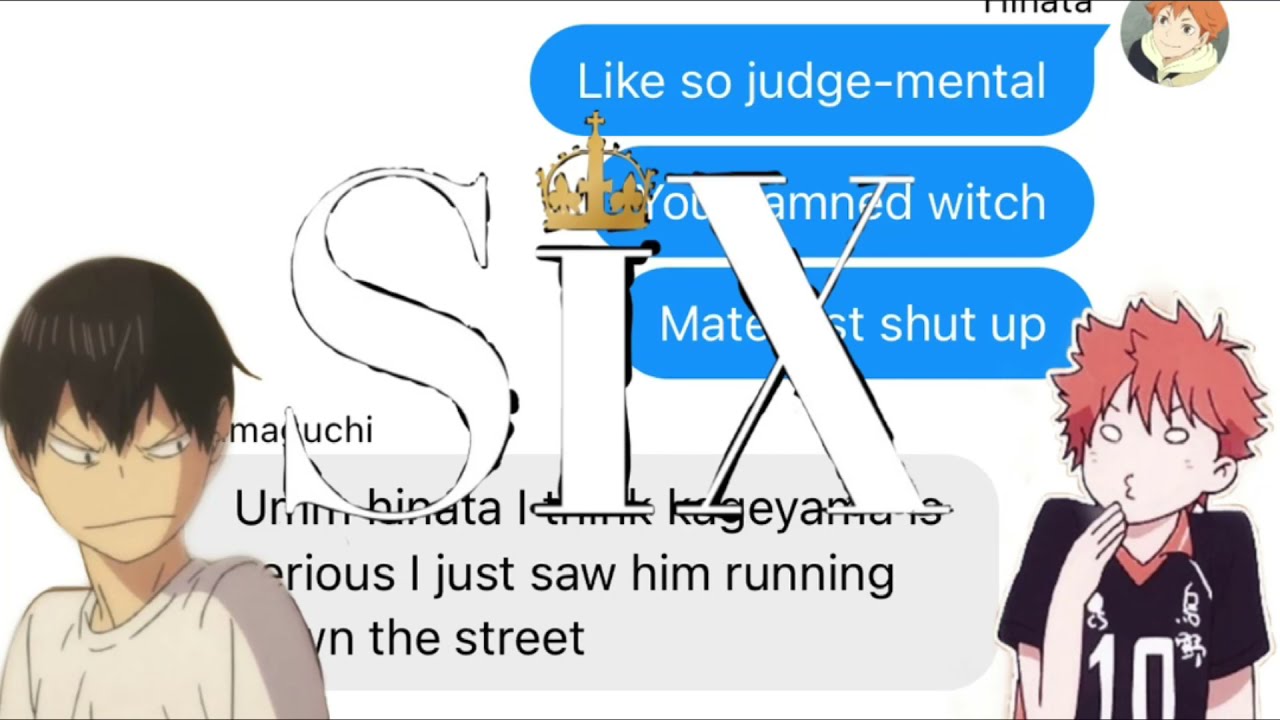 don't lose your head lyric prank || haikyuu texts