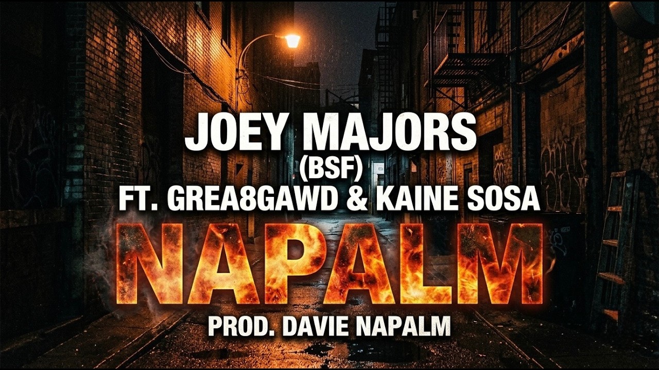Joey Majors (BSF) Ft. GREA8GAWD & Kaine Sosa - NAPALM (Prod. Davie Napalm) (Official Music Video)