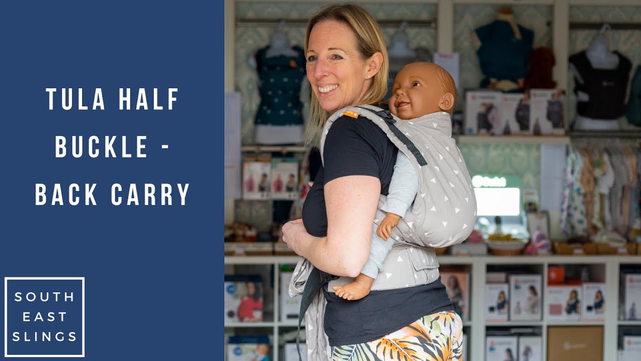 How to use Tula Half Buckle carrier on the back / back carry