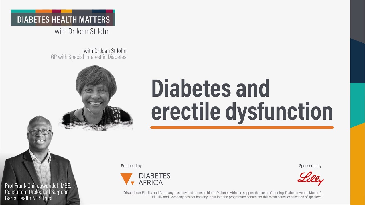 Part 2/2: Diabetes and erectile dysfunction. What can be done?