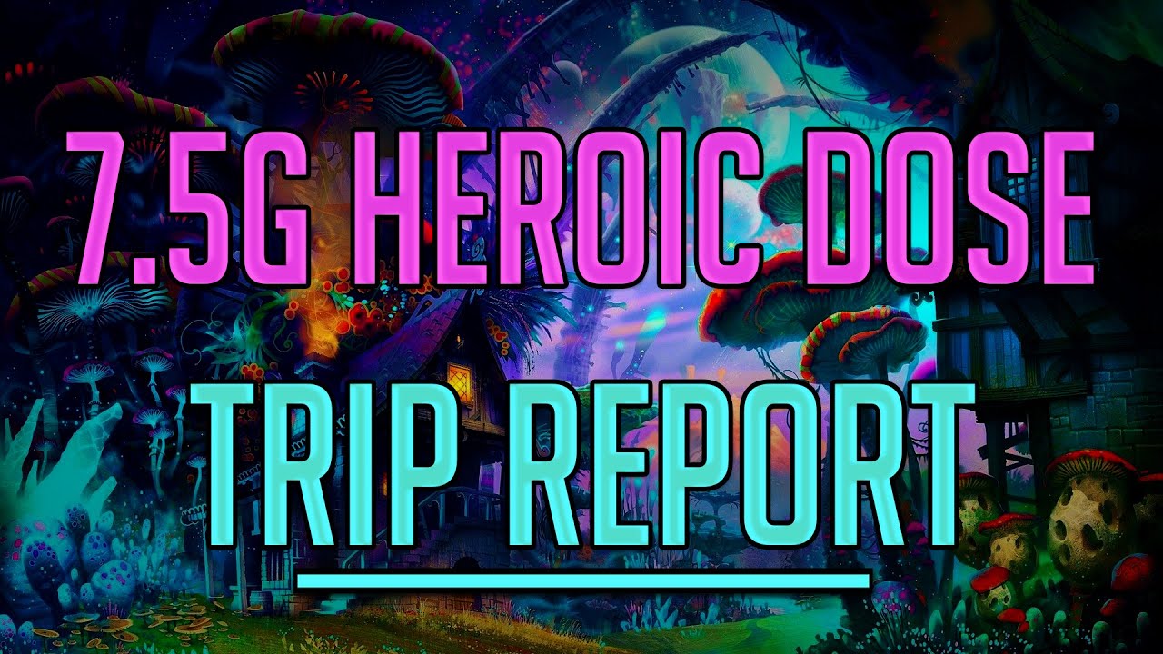 My 7.5g Heroic Dose of Magic Mushrooms Trip Report