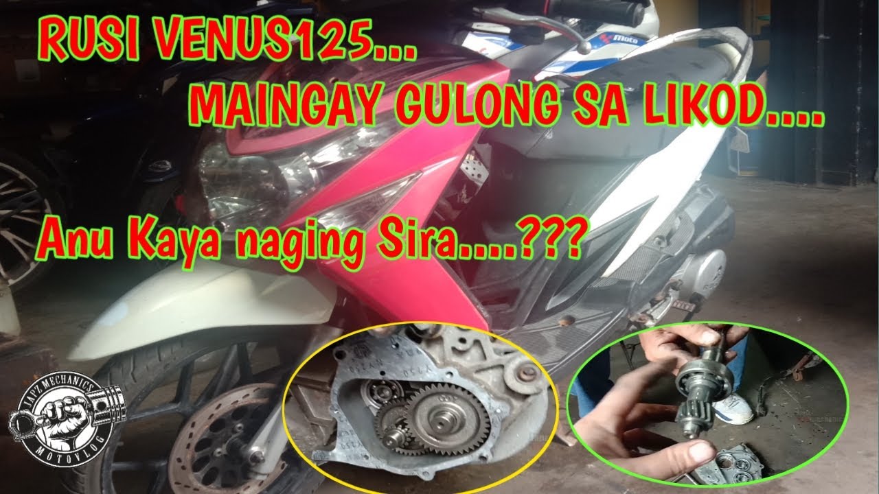 Rusi Venus125 Bakit Umingay Gulong sa Likod pag naikot..??? | Anu Sira Nito...??
