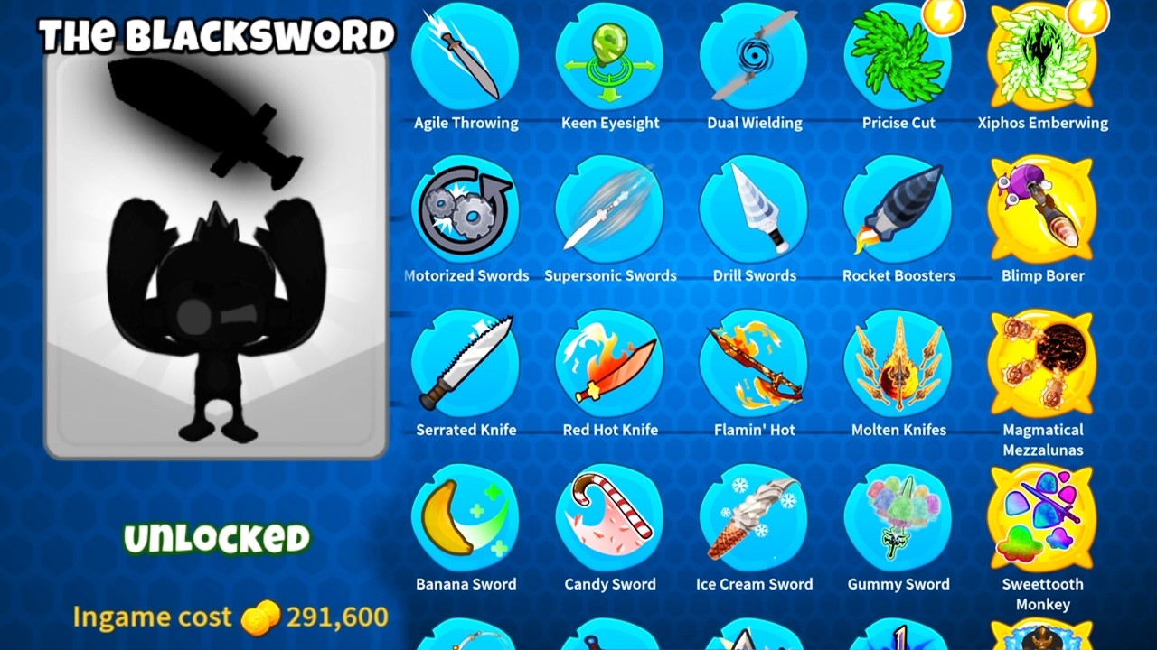 The 5-5-5-5-5-5 SWORD Thrower in BTD 6!