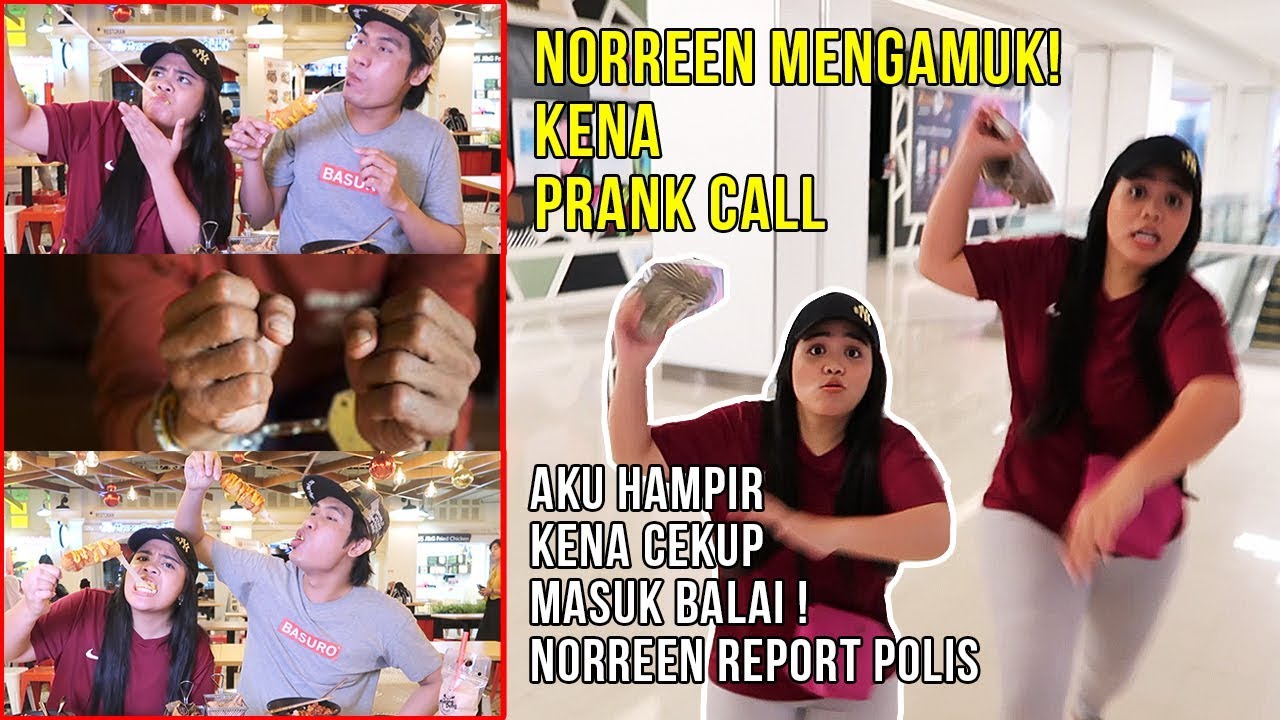 HAMPIR KENA CEKUP POLIS! PRANK CALL NORREEN & BELANJA MAKAN DI MYEONGDONG TOPOKKI