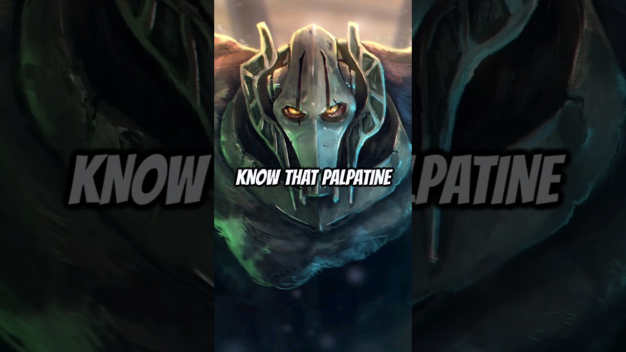 Did Grievous KNOW That Palpatine Was Darth Sidious?
