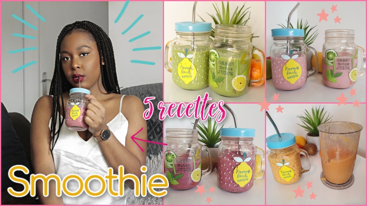 5 RECETTES SMOOTHIE & JUS VERTS  (PETIT DÉJEUNER) POUR REPRENDRE LE TRAVAIL/ LES COURS!