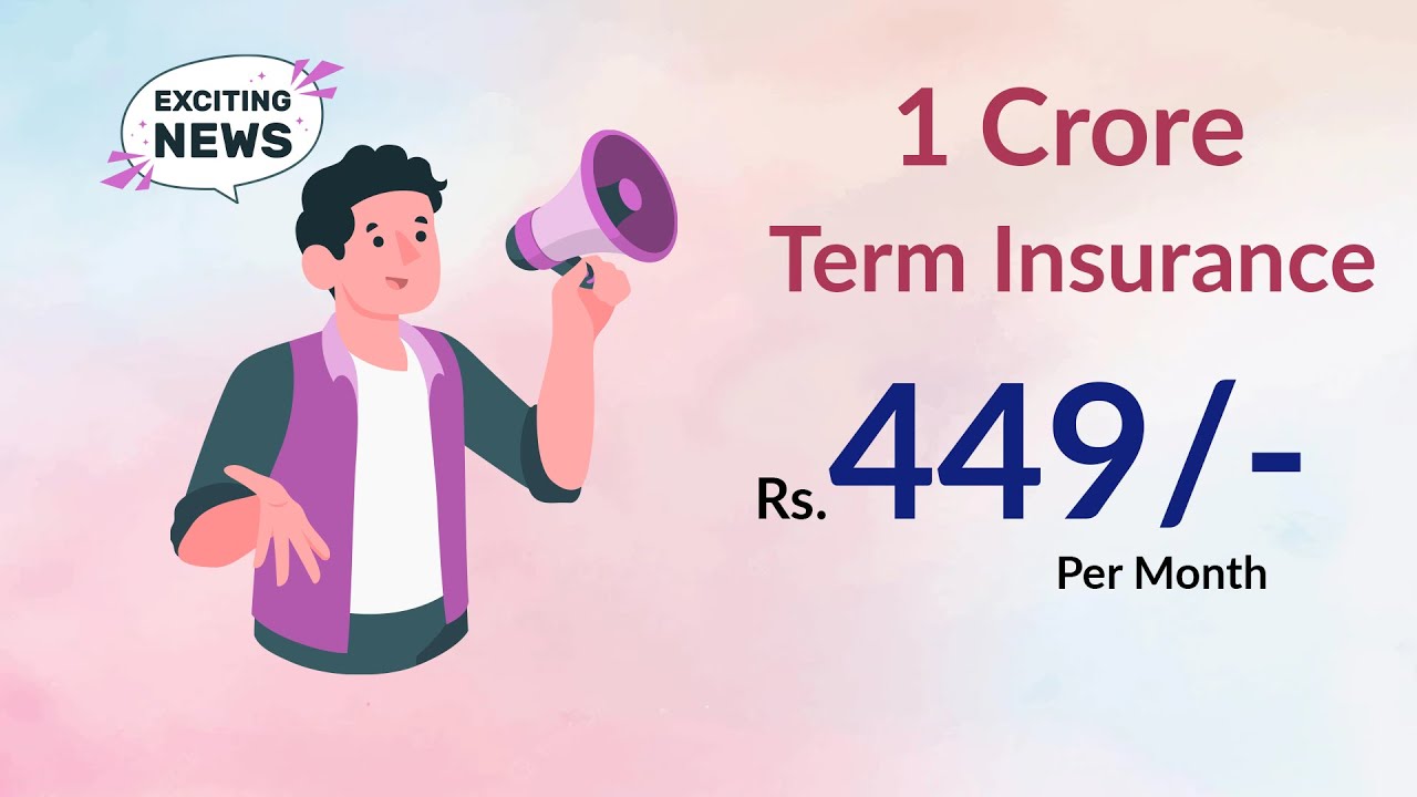 Do You Know 1 Crore Term Insurance is Less Than Rs.500/- Month? | Low Premium | Benefits