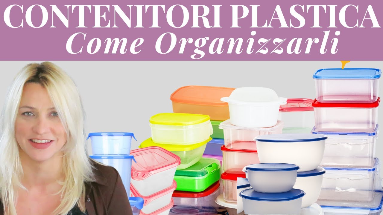 ORGANIZZAZIONE CONTENITORI DI PLASTICA #8