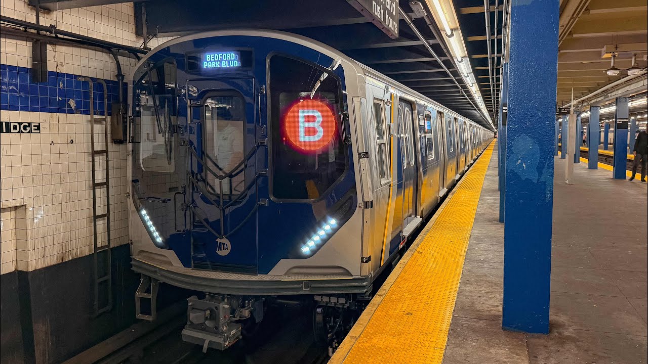 The First Day of R211A B Train Service in The Bronx 