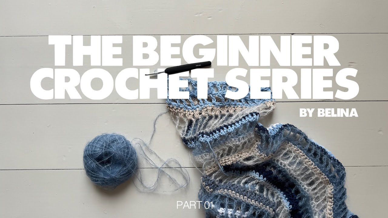 learn HOW TO CROCHET - ultimate CROCHET BEGINNER GUIDE⭐️ from how to hold a hook to first stitches