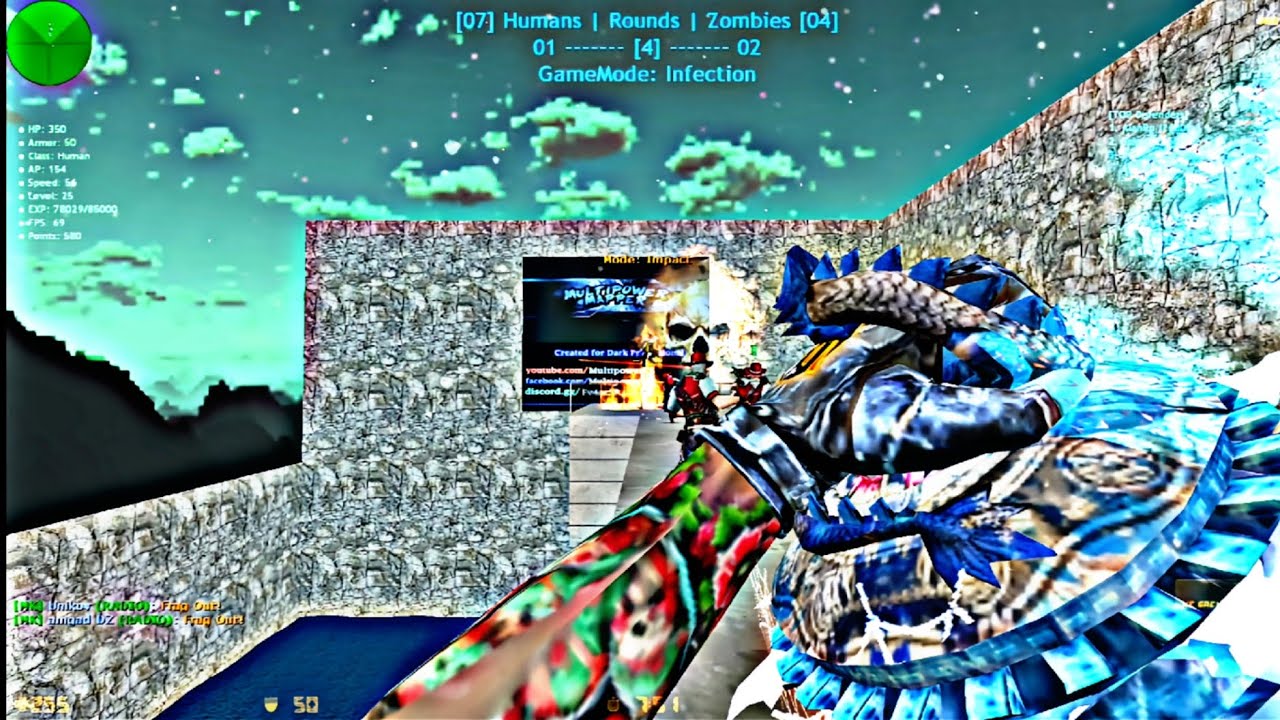 Counter-Strike: Zombie Escape Mod on Matrix Keepers | map ze_rock_escape2_dpfix