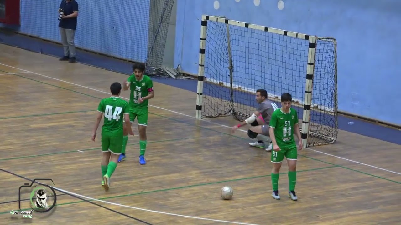 المباراة الاولى من نهائي دوري كرة قدم الصالات بين العربي والتضامن