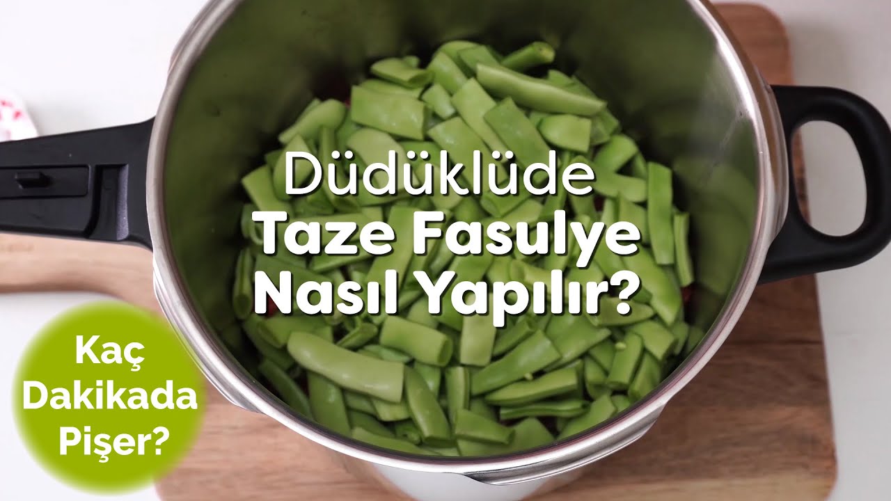 Fissler Düdüklüde ve WMF Düdüklüde Taze Fasulye Nasıl Yapılır  -  Düdüklü Tencere Kullanımı