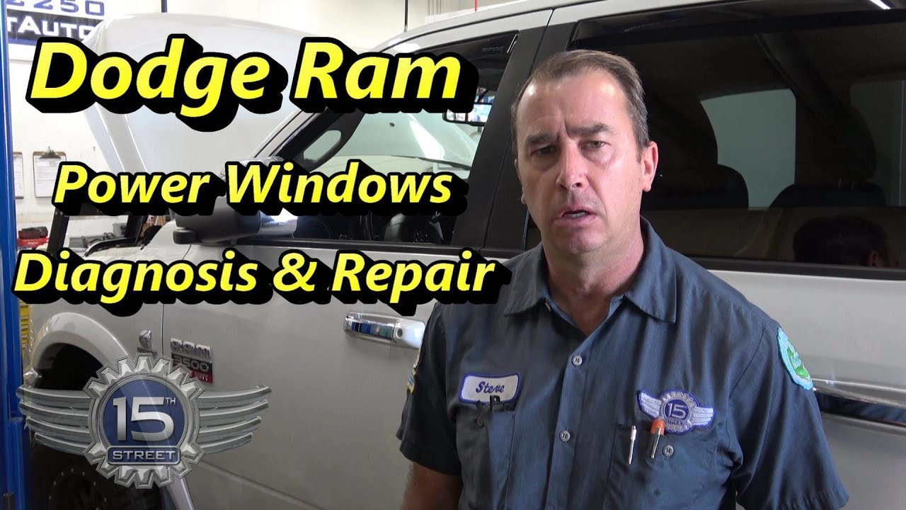 2005 Dodge Ram 1500  Left Rear Power Window Inop