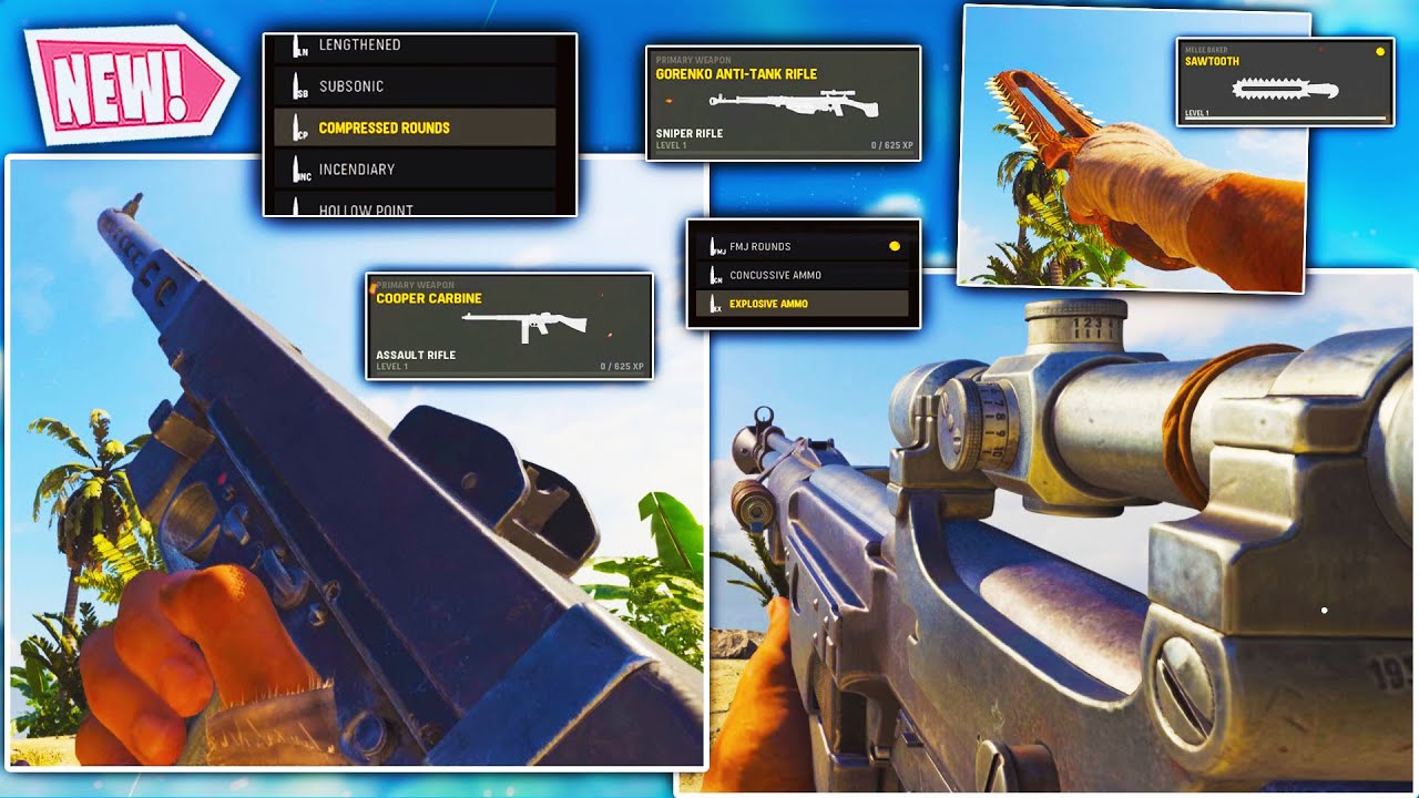 NEW VANGUARD SEASON 1 WEAPONS GAMEPLAY + ATTACHMENTS 👀 (COPPER CARBINE, ANTI-TANK RIFLE, SAWTOOTH)