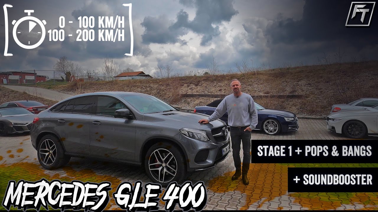 Mercedes Benz GLE 400 Tuning | Stage 1 + Pops & Bangs + Soundbooster | FastTuning