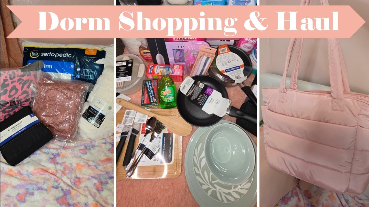 College Dorm Shopping & Haul 2026! 🛍| First Apartment💗(Last Senior Year of University)
