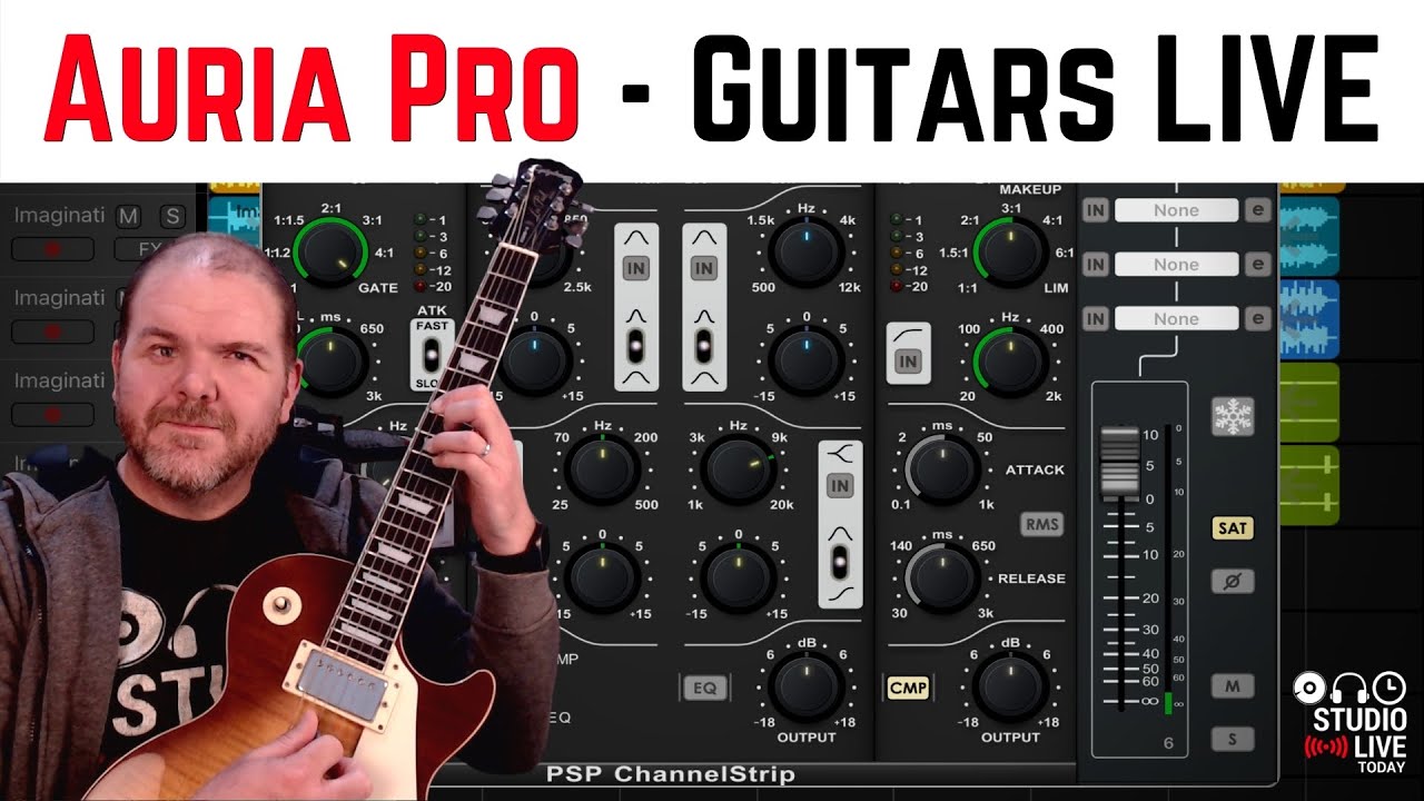 Запись ГИТАР в Auria Pro (iPad)