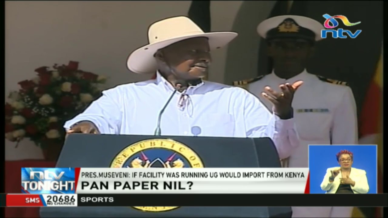 Museveni challenges Uhuru, wonders what happened to Webuye Pan Paper
