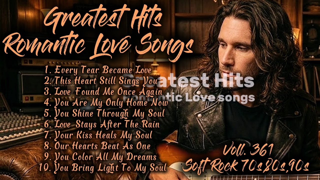❤️Greatest Hits Romantic Love Songs | Soft Rock 70s,80s,90s | Every Tear Became Love | Voll. 361❤️