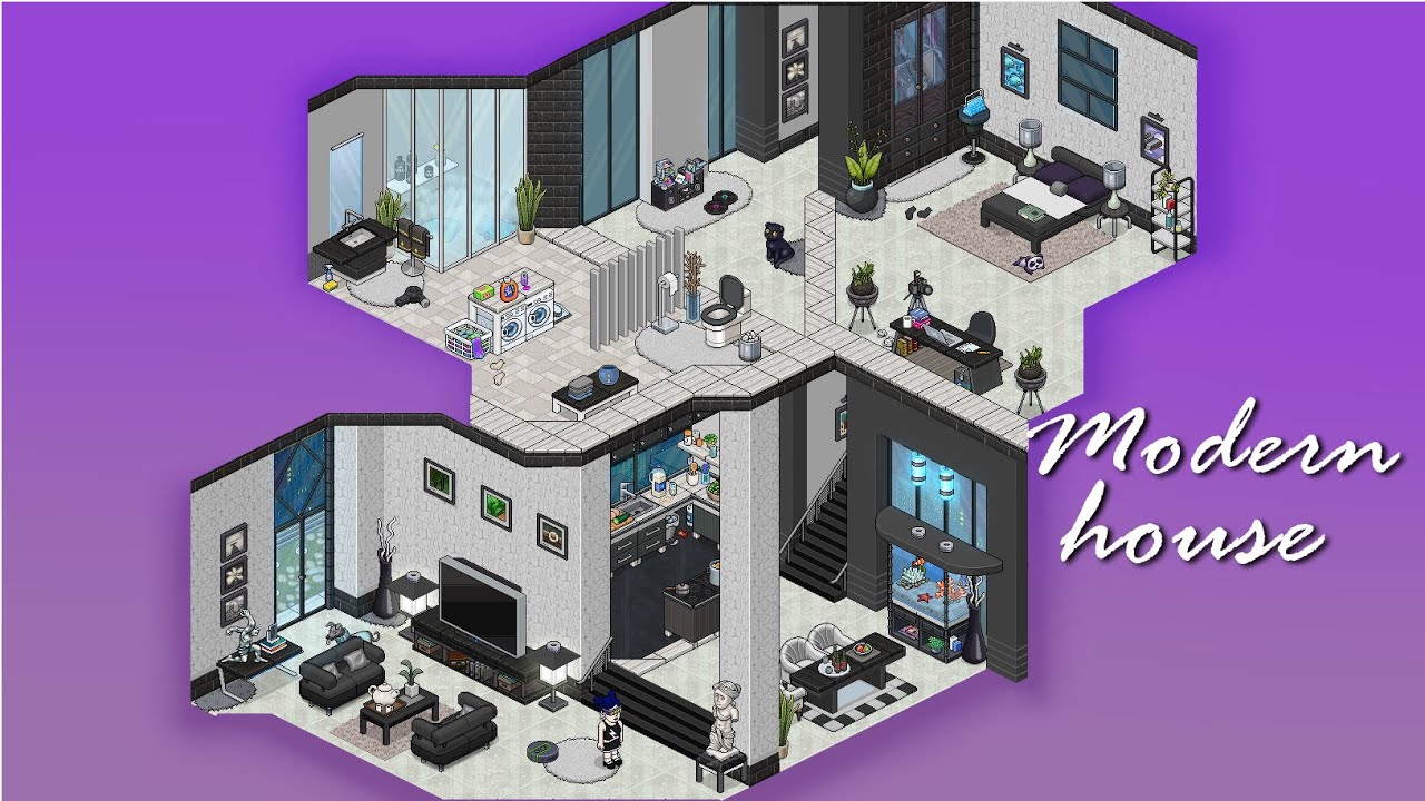 Casa, apartamento moderno / Modern Home, modern Apartment ~ Habbo construcción
