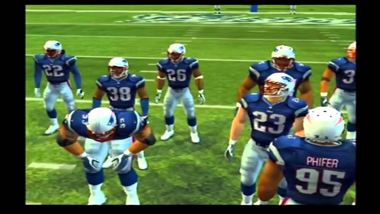 New England Patriots vs Philadelphia Eagles Pretend Super Bowl 39 Madden NFL 2005