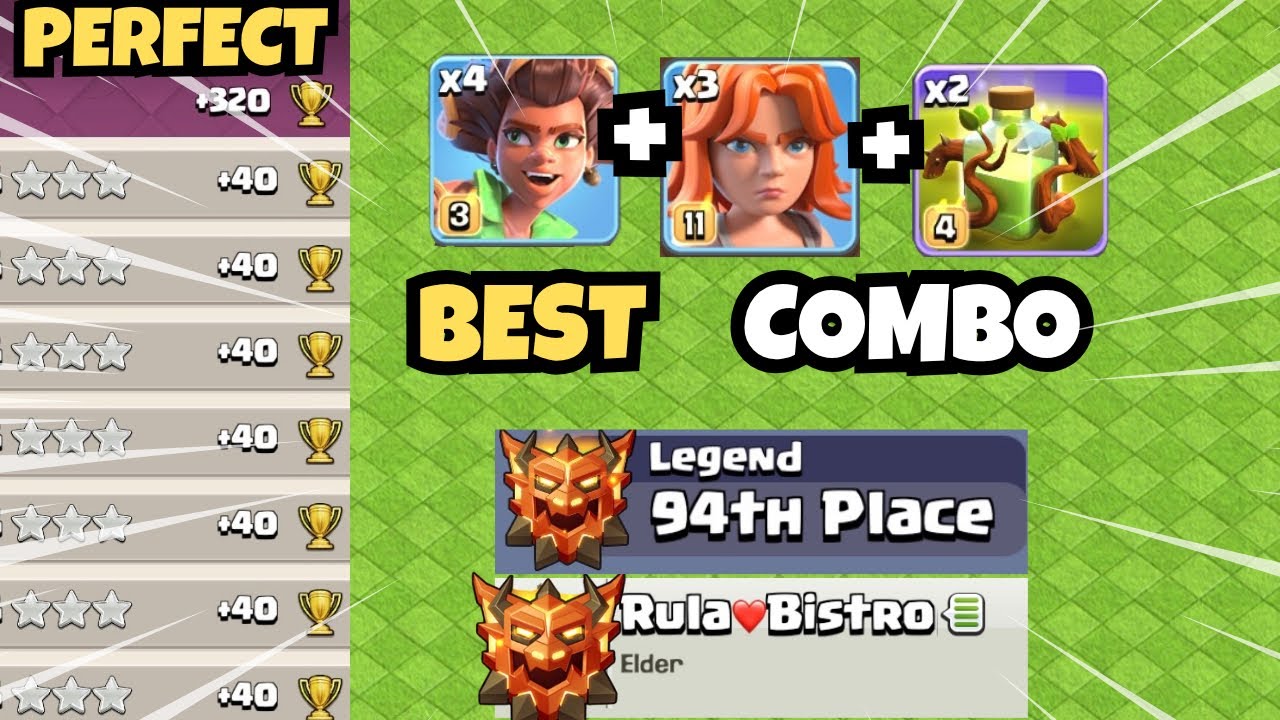 Insane End of Season Attacks by Ranked Global Player! Crushing Top Bases in 