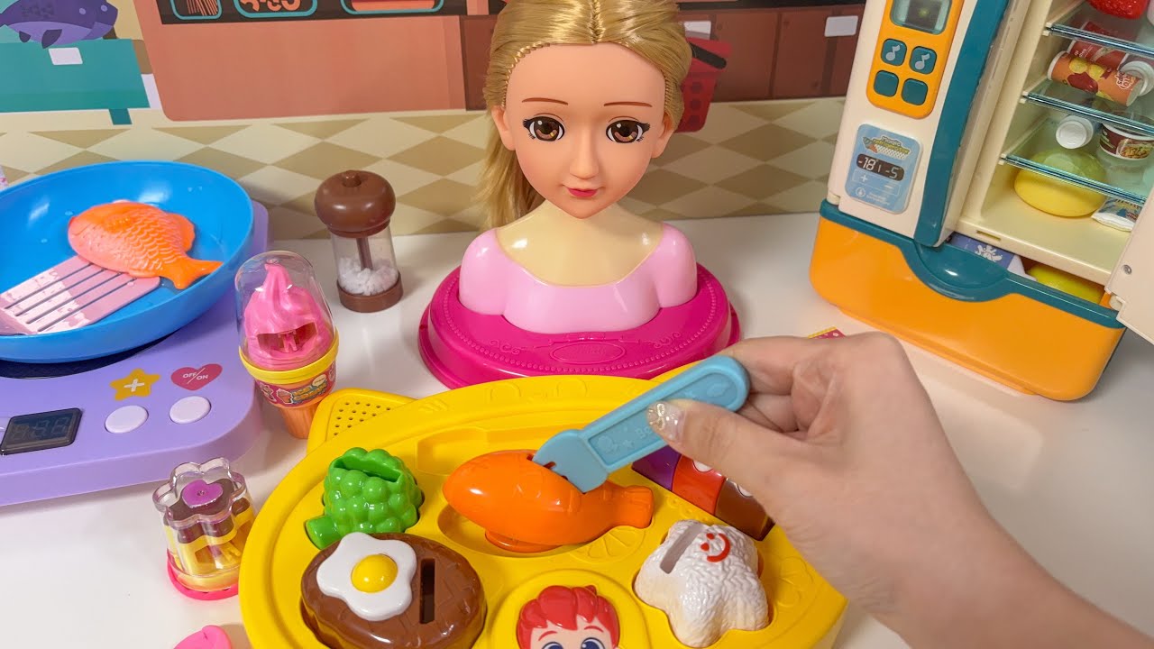 [Toy asmr🥣] 뚝딱뚝딱 요리해서 밥먹이기🥣🍚 Cooking and eating ASMR with Unboxing | Review toys