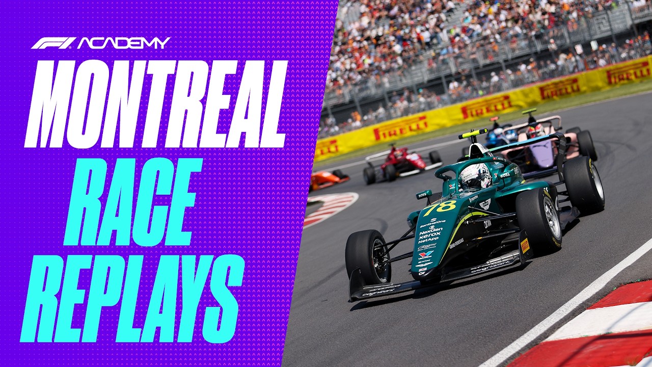 Race Replays | Top Montreal Race Weekend Moments | F1 ACADEMY