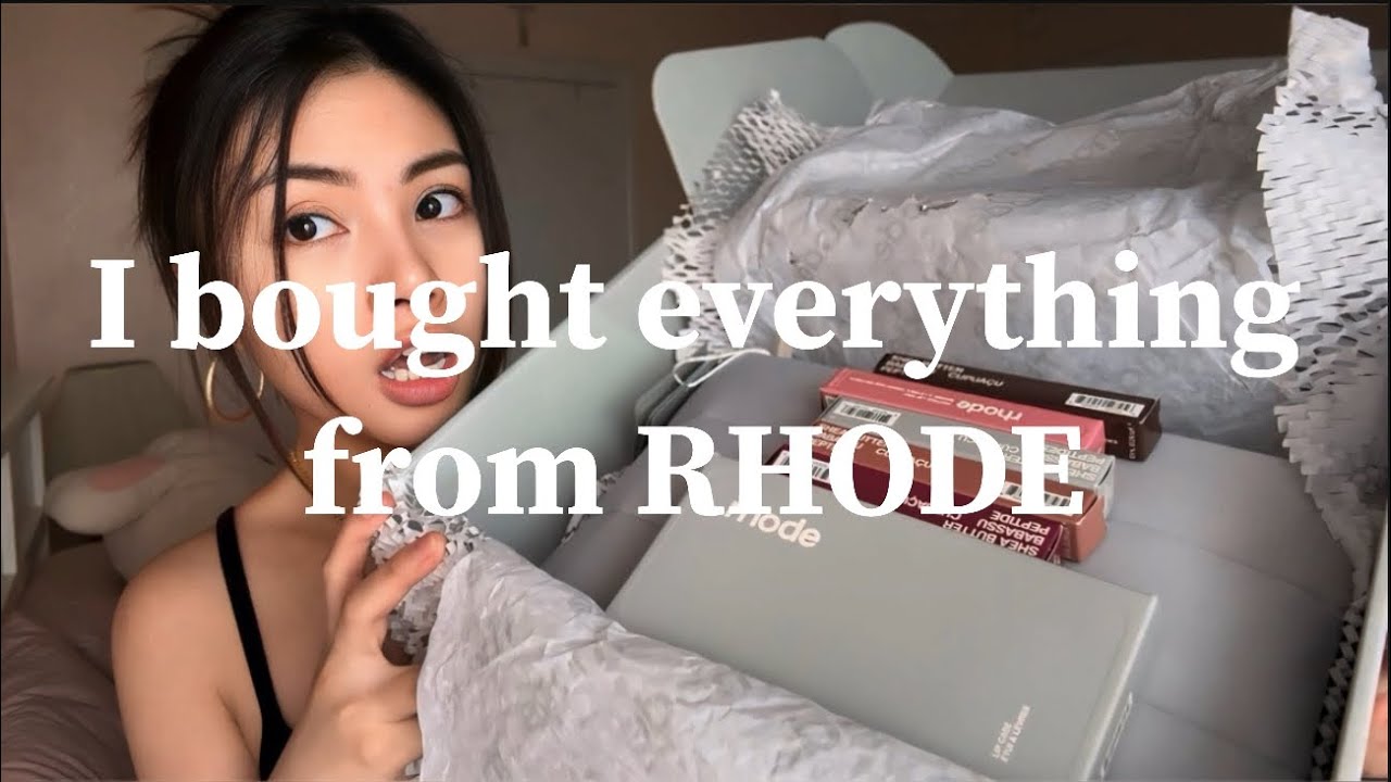 Я купила ВСЕ продукты Rhode 😱 || Пробую западную косметику на азиатской коже