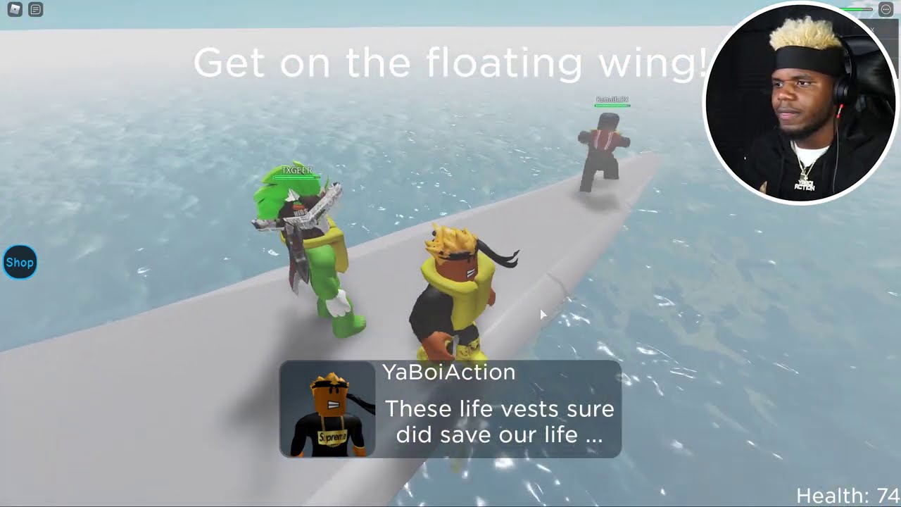 Что-то было в нашем самолете в Roblox... *СТРАШНО*
