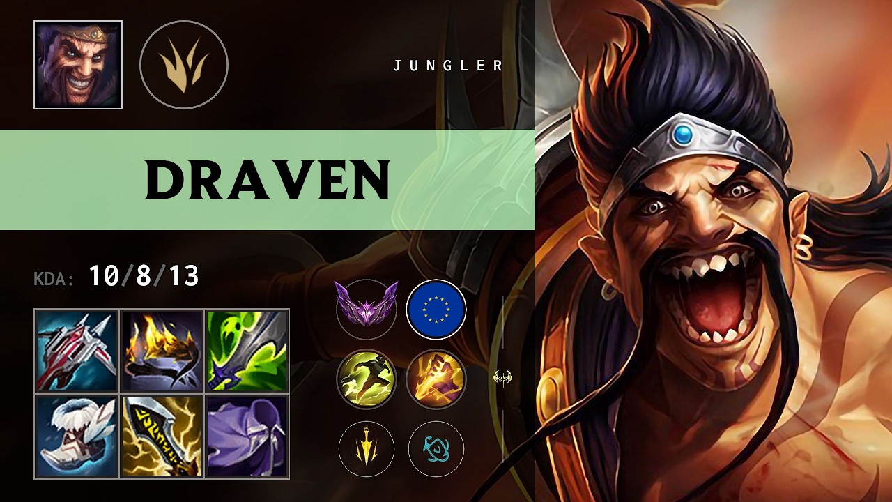 Draven Jungle vs Skarner - EUW Master Patch 26.11