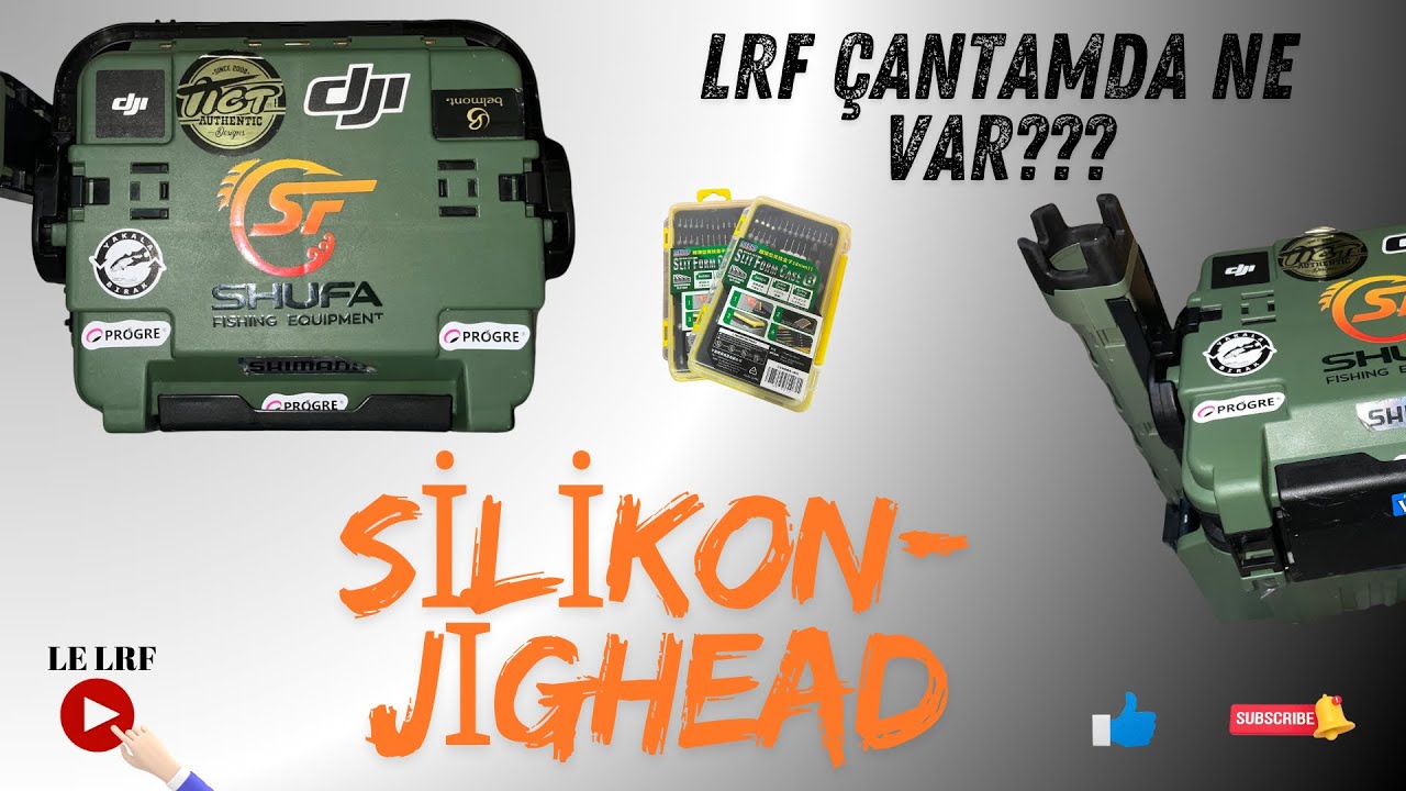 LRF ÇANTAMDA NE VAR!!!JİGHEAD-SİLİKON VE MEİHO KUTULAR @lrf@shufa