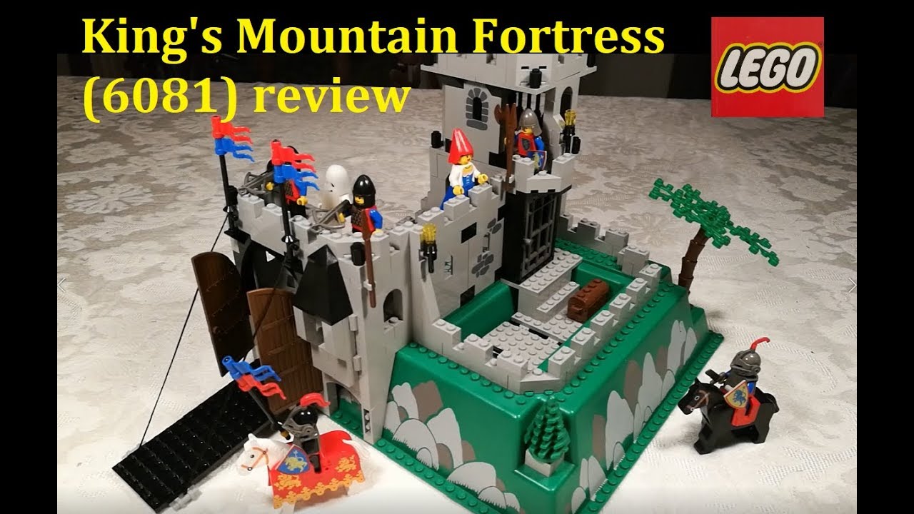 LEGO king's mountain fortress 6081 review (Ghost included!)