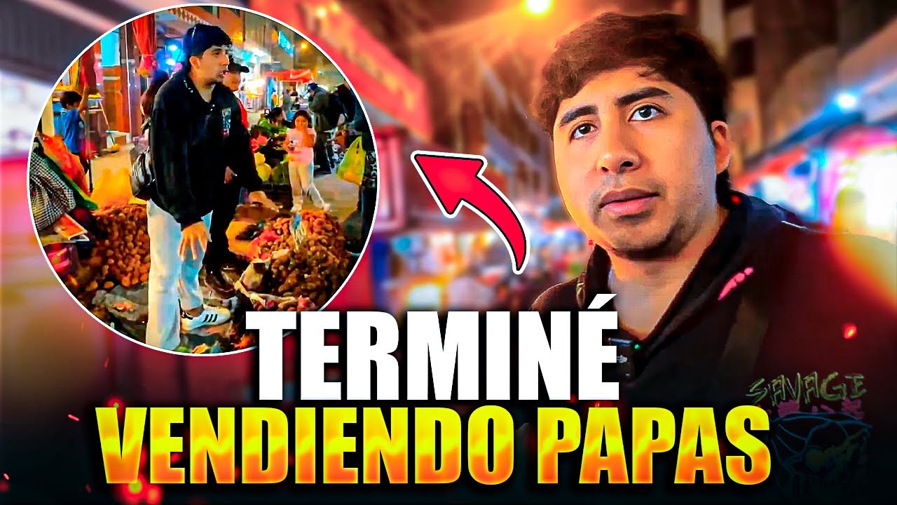 VOY de COMPRAS al MERCADO Y ACABO VENDIENDO PAPAS🥔