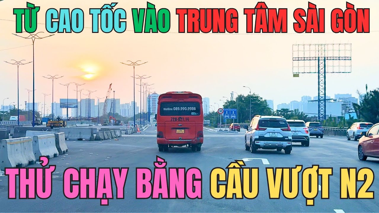 Ra cao tốc bon bon cầu vượt N2||Cây cầu giảm kẹt xe đầu ra Cao tốc HCM - Long Thành - Dầu Giây