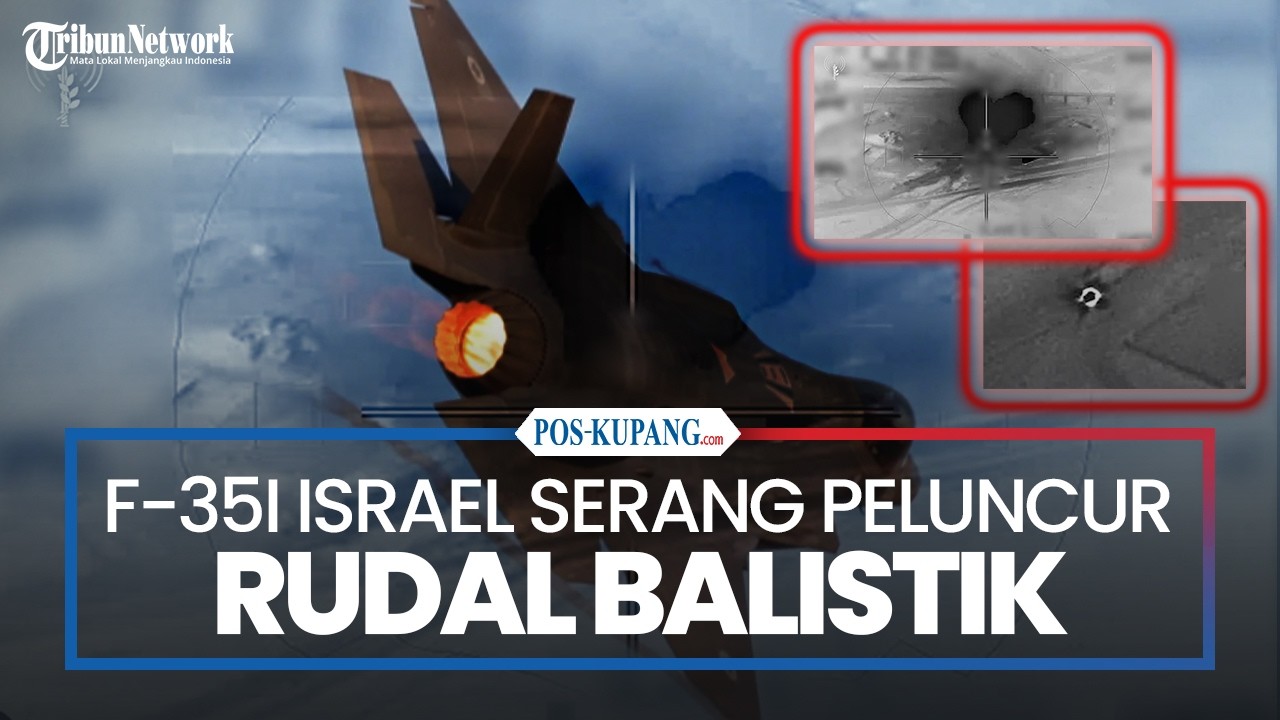 F-35I Israel Hancurkan Peluncur Rudal Balistik Iran di Kermanshah