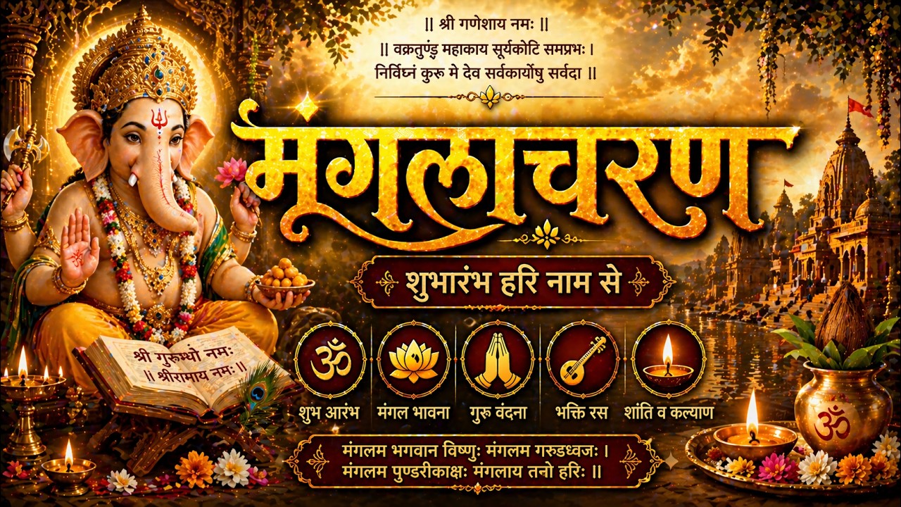 Bhagwat Katha - Shrimad Bhagwat Mangalacharan By Rameshbhai Oza