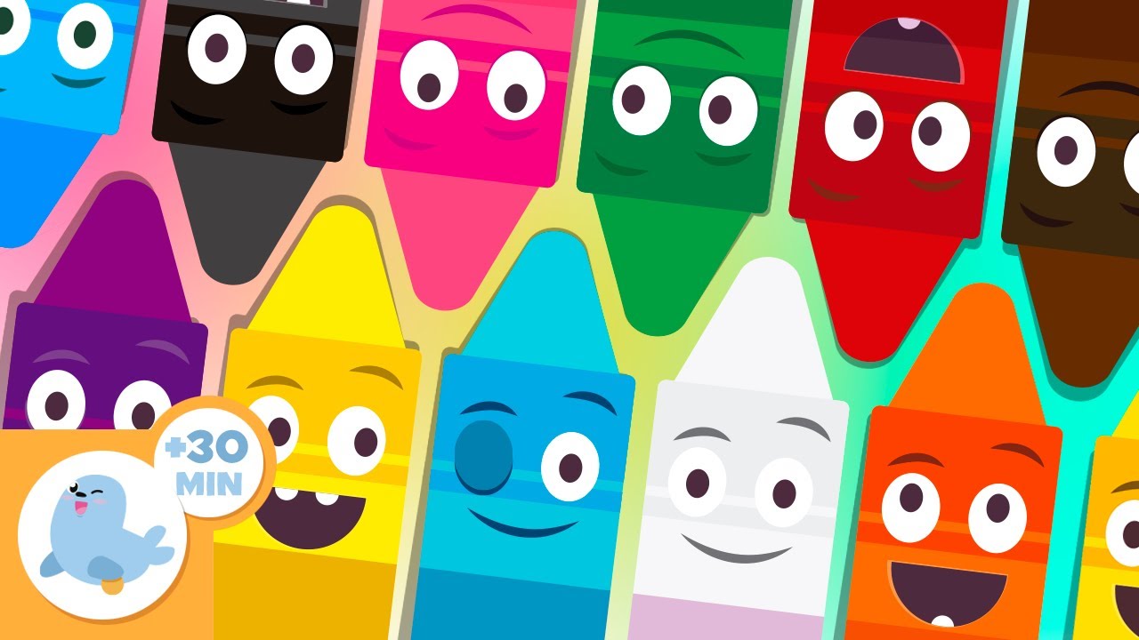 🟥🟧🟨 Let's Learn COLORS by Singing with Smile and Learn! 🟩🟦🟪 COLORS Song