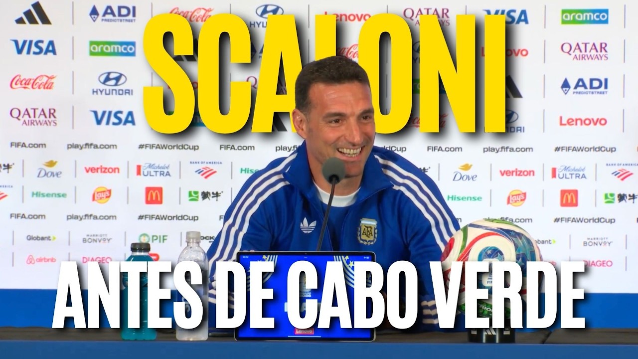 ⚽SCALONI analiza el ARGENTINA - CABO VERDE y manda un mensaje antes del Mundial🚨