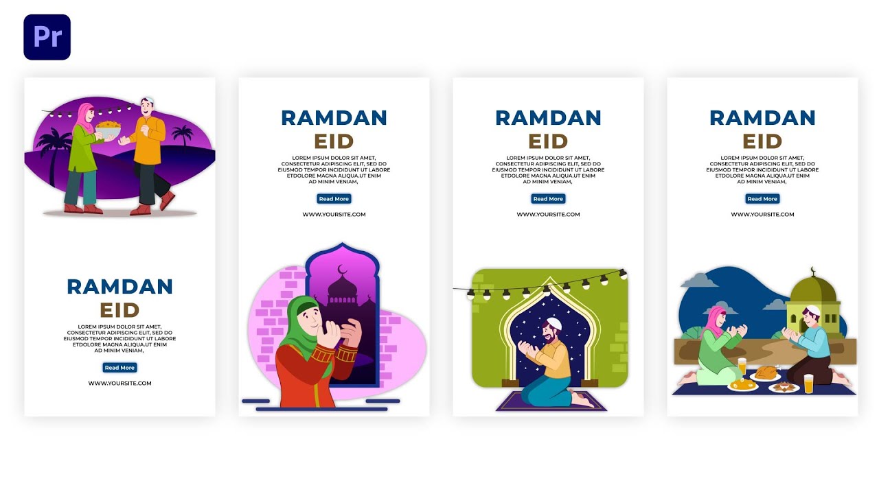 Ramadan Eid Instagram Story Premiere Pro Templates