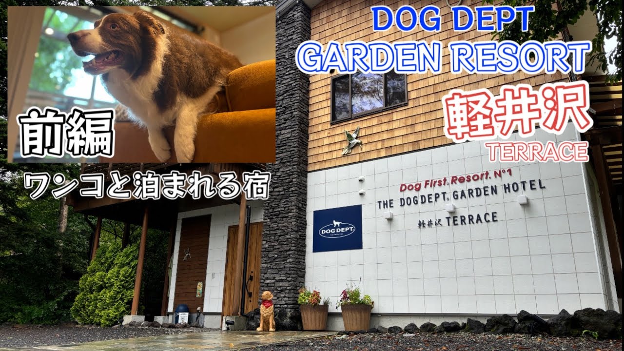 【お部屋紹介】DOG DEPT GARDEN RESORT軽井沢【サムの夏休み第一弾】前編Vol.86